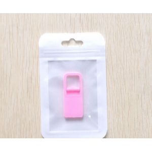 Transparent Self Seal Resealable Zipper Packaging Bag With Hang Hole