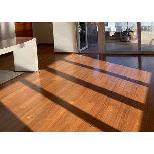 12mm Waterproof Solid Bamboo Flooring ISO9001 Certified and Environmentally