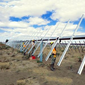 Solar Panel Mounting Bracket Structural Materials Ground Mounting Solar PV