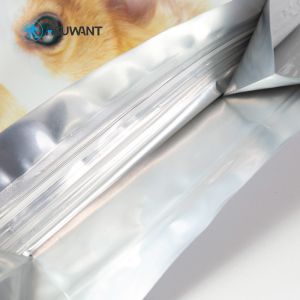 VMPET Zip Closure Animal Feed Bottom Gusset Bag