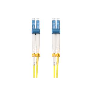 LC UPC to LC UPC Single Mode Duplex Fiber Optic Patch Cord