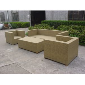 Garden furniture wicker modular sofa-1018