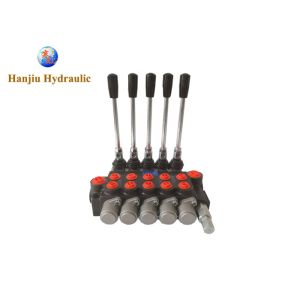 China 80LPM 5P80 Hydraulic Control Valve For Manipulators With Manual Control on sale