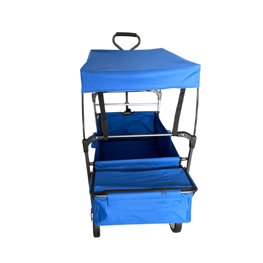 Utility Collapsible Wagon Cart Outdoor Garden All Terrain Folding Cart 120cm