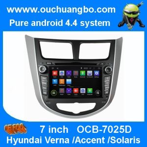 Ouchuangbo Auto Multimedia GPS Navigation Hyundai Verna /Accent /Solaris Android