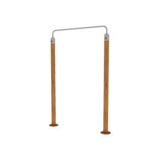 Humanistic Durable SS Outdoor Workout Equipment Anti Static