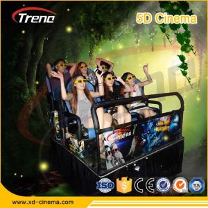 Hydraulic / Electronic System 7d Motion Ride Simulator 7d Cinema With 4d Motion
