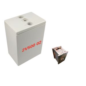Quality 2V500 PC PVC Materials Plastic Battery Mould Cold Runner Of Long Life Time for sale