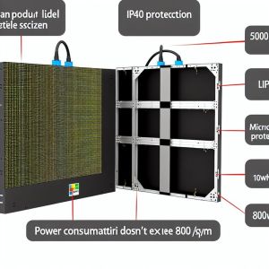 500mm*500mm Panel Size Rental LED Display Screen with IP40 Protection and Max