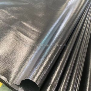 500D Yarn Count Black Polyethylene Tarpaulin for Dust Proof and Sun Resistance