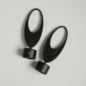 Durable Adjustable Living Room Iron Curtain Rod Finials