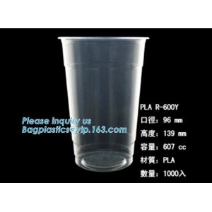 Biodegradable Eco Friendly Pla Soup Paper Cup With Pla Lid,Biodegradable CPLA