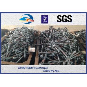 Q235 Galvanized Washer Head Timber Drive Screw For Rail Fastening System