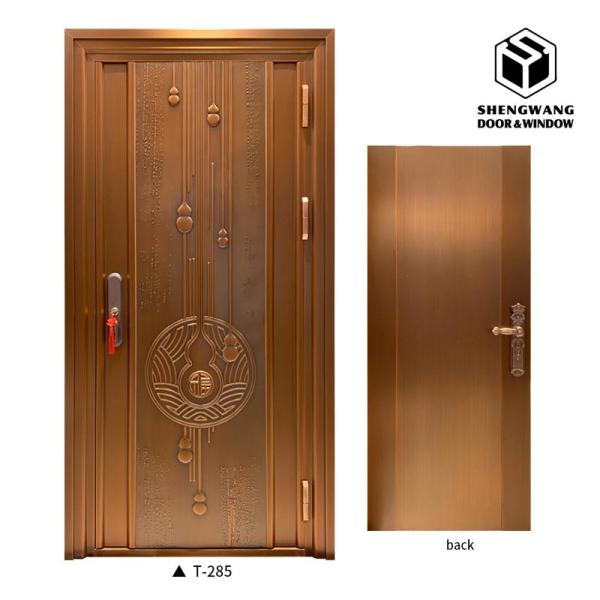Buy Traditional Brown With Aluminum Garden Gate Door For Main Exterior Metal Garden Gate at wholesale prices