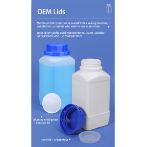 Logo Acceptable Customer's Logo HDPE 500ml Plastic Bottle for Lab Chemical