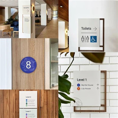 Quality Commercial Building Wayfinding Signage Professional Directory Sign for sale