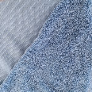 Household 480GSM Twist Knitted Pile Microfiber Cleaning Fabric