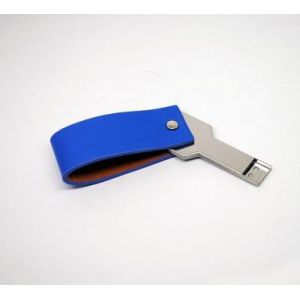 Quality Key Shaped Cle USB with Leather Cover for sale