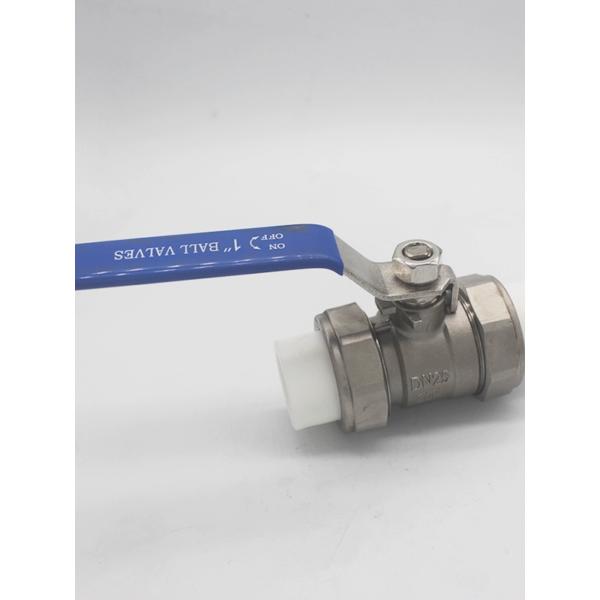Stainless Steel Double Union Hot Welding Water Ball Valve for Industrial Applications