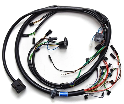 100cm Wire Harness Cable Assembly Double Shield 18awg Signal For Car Audio