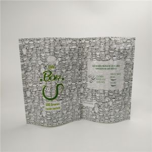 500g Aluminum Foil Plastic Resealable Coffee Bags Private Logo Available