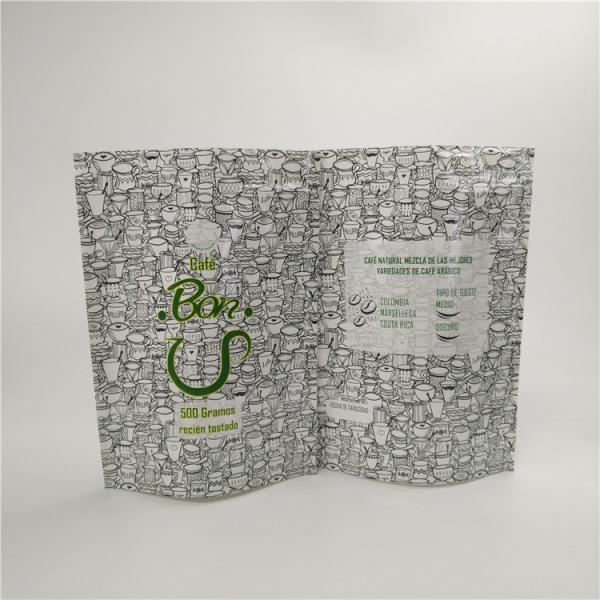 Buy 500g Aluminum Foil Plastic Resealable Coffee Bags Private Logo Available at wholesale prices