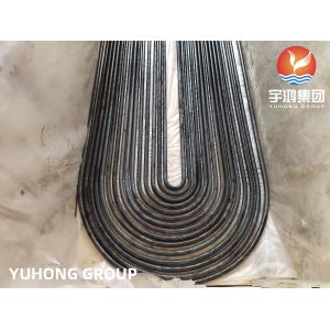 Heat Exchanger Tube ASTM A179 Seamless Carbon Steel U Bend Tube Black Painting