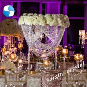 China manufacturer wholesale luxury Wedding centerpieces large crystal flower