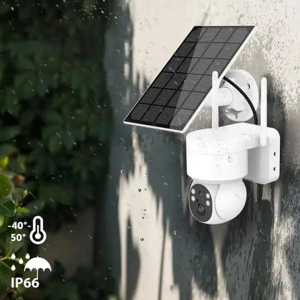Buy 3MP CCTV Solar Security Camera 4G Video Surveillance Outdoor Waterproof IP68 at wholesale prices
