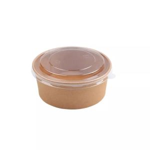 Buy Wholesale China Disposable 1000ml Factory Kraft Paper Bowl Food Packaging