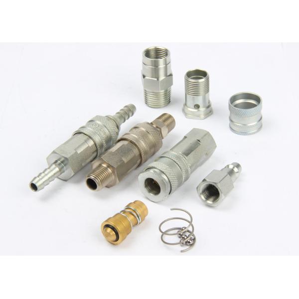 Lightweight Pneumatic Quick Connect Coupling , Interchang - Eability High Flow