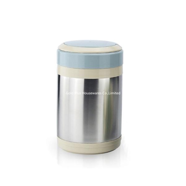 Food container keeping hot and cold leakproof soup thermos 2L big capacity metal