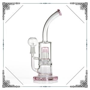 Showerhead Perc Glass Bongs Hookah Smoking Pipes Thickness 5mm