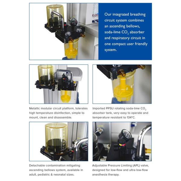 Medical Equipment Anestesia Machine Portable The Anesthesia Machine With Two Vaporizers Veterinary