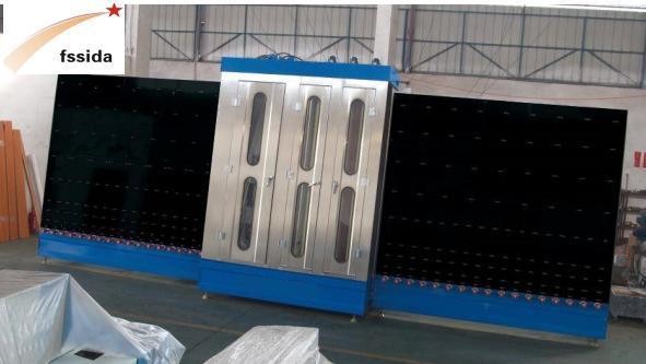 Buy 1500 Flat Glass Cleaning Drying Vertical Glass Washing Machine with PDA Certification at wholesale prices