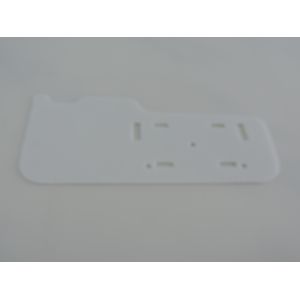 24x18" Reusable White Corrugated Plastic Cardboard