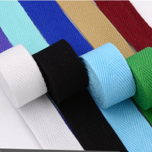 196 Pantone Colors Lambdoid Rope 100% Cotton Ribbon Roll Packing Twill Tape Diy Ribbon