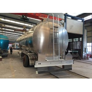 Professional Stainless Steel Semi Trailer Fuel Tank Truck 50000-70000 Liters