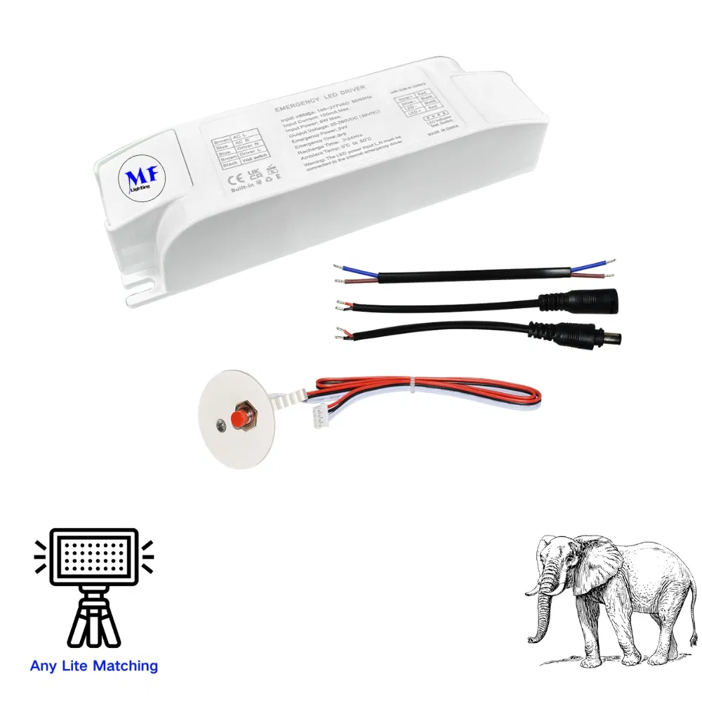 Factory Price 3-Hour Long-Lasting LED Emergency Lighting Kit Driver Power Supply &amp; Battery Ballast for Triproof Light Ceiling Light Highbay Light Basemnt