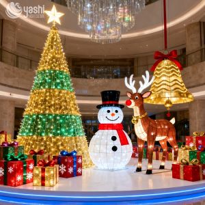 Handmade Christmas Lanterns, Christmas Tree, Santa Claus, Reindeer Outdoor