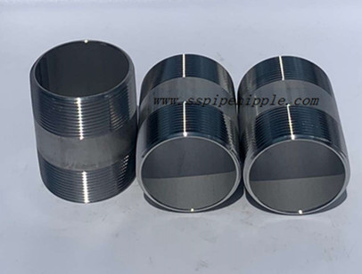 Buy Professional Industrial Stainless Steel Nipples High Strength SS Pipe Nipple at wholesale prices