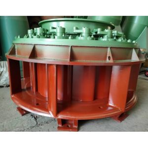 Quality 650kw Vertical Hydro Turbine Fixed Runner Blade Double Regulation System for sale