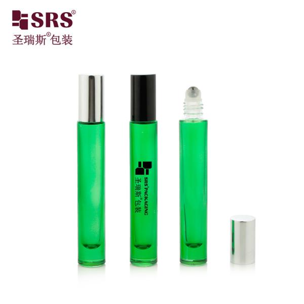 Round Shape Clear Thick Bottom No Leakage Perfume Essential Oil Roller Ball Bottles 10ml