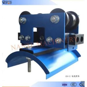 Pendant Control System I Beam Trolley Crane Cable Carrier Trolley Of Steel