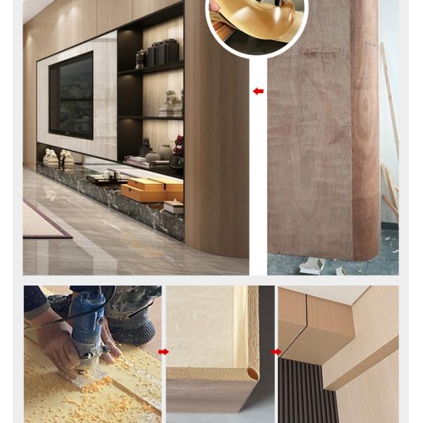 1220*2800mm Bamboo Charcoal Fibre Board Fire Rating B