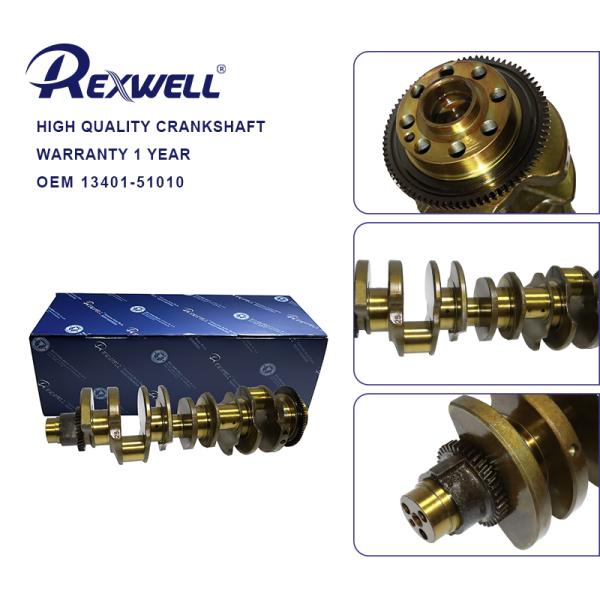 13401-51010 Diesel Engine Crankshaft for Toyota Land Cruiser Lexus LX450 VDJ200 1VDFTV