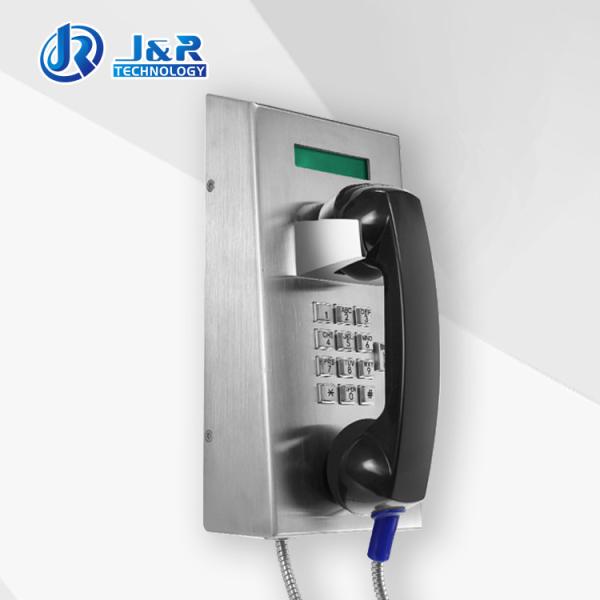Buy Robust Prison Telephone , public emergency telephone with LCD Display at wholesale prices