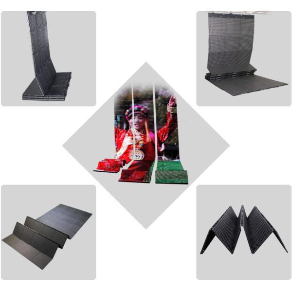 AC220V / 110V Rental LED Display Video Wall MBI 5026 IC Driver LED Stage Curtain Screen IP54