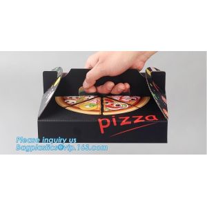 Custom Pizza Packing Paper Box Corrugated With Different Size, Recycle Paper