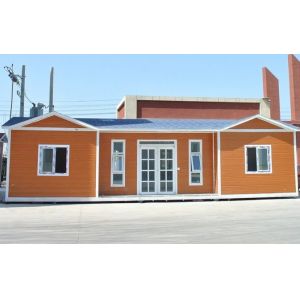 Steel Luxury Container House 20ft 40ft Prefab Modular Homes Expandable